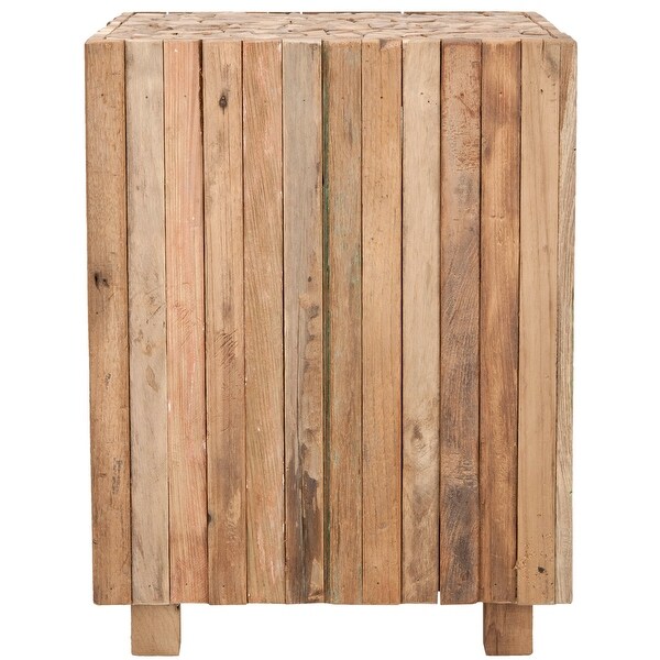 SAFAVIEH Richmond Medium Oak Square End Table - 15