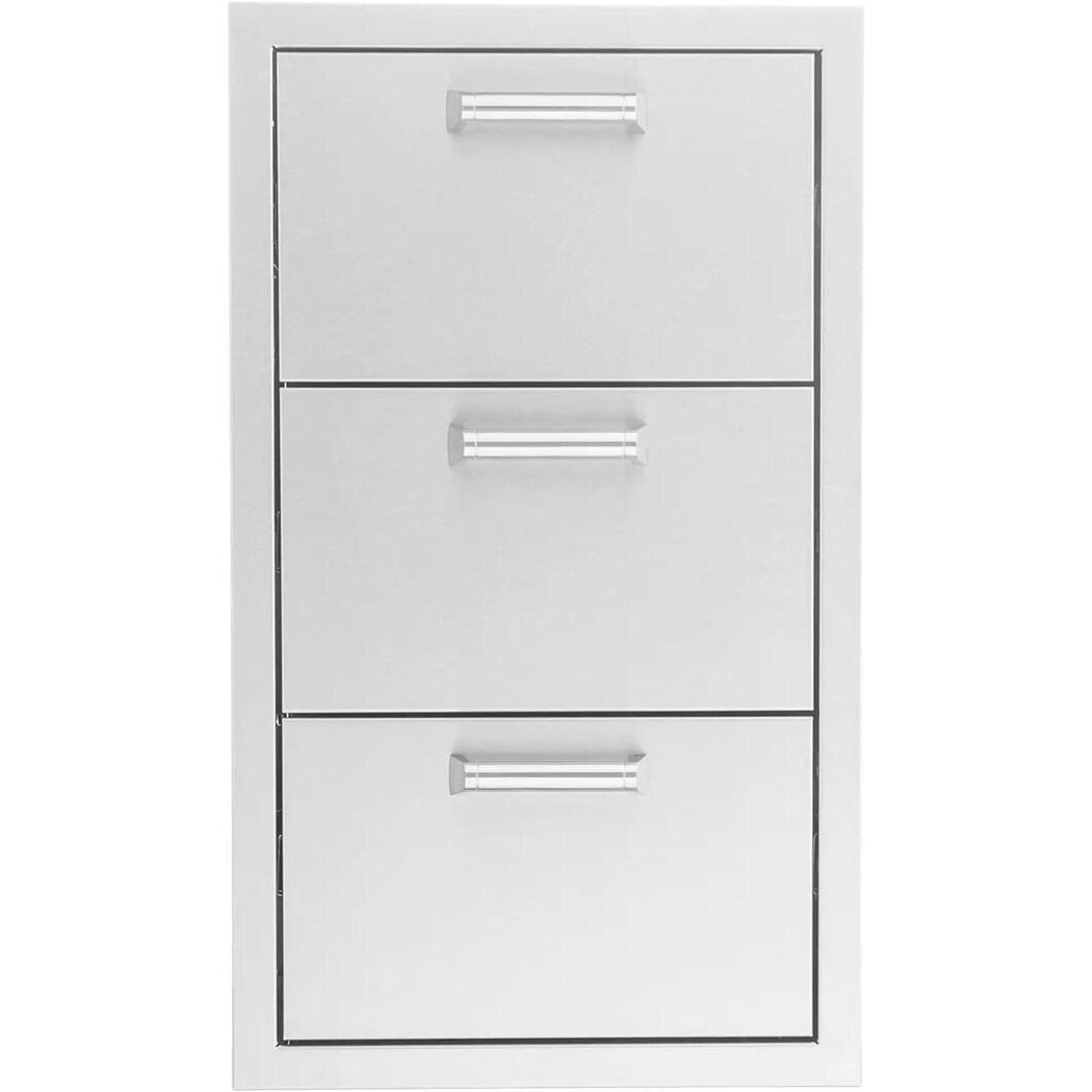 Signature 16-Inch Stainless Steel Triple Access Drawer