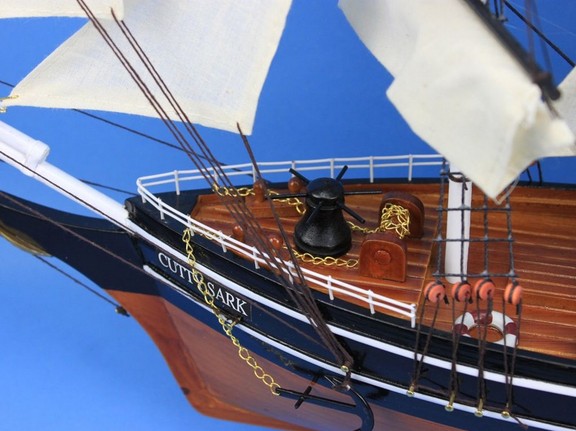 Handcrafted Model Ships cs 30 Wooden Cutty Sark Ta...