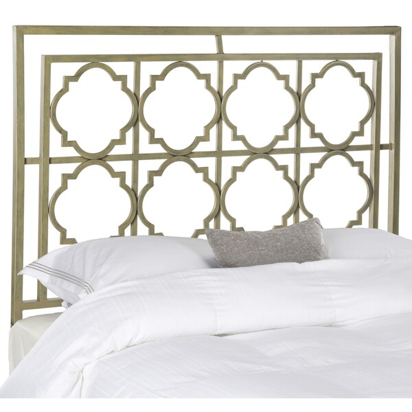 SAFAVIEH Silva Metal Silver French Queen Headboard - - 14428174