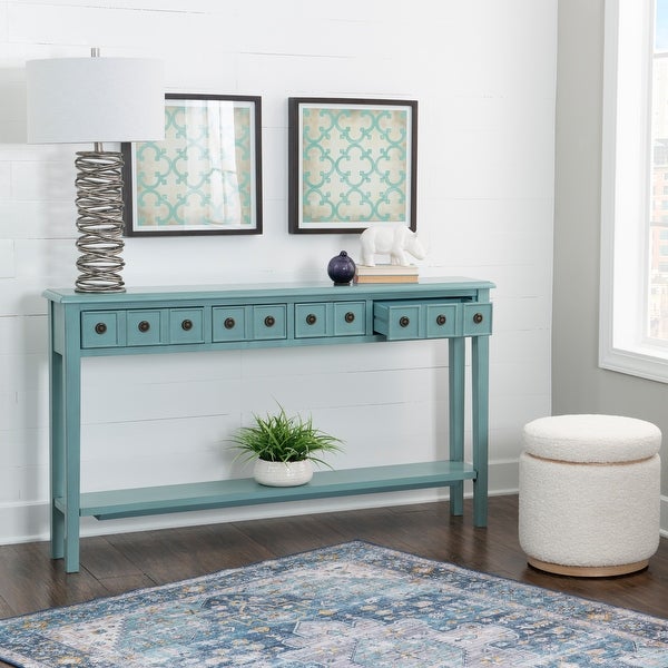 Sadie Wood Entryway Console Table