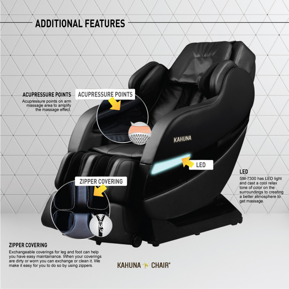 [SM] Premium Kahuna Massage Chair SM 7300   Contemporary   Massage Chairs   by AJX DISTRIBUTION INC   Kahuna Massage Chair  Houzz