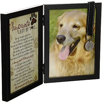 Pawprints Left by You Dog Picture Frame， 5 x 7