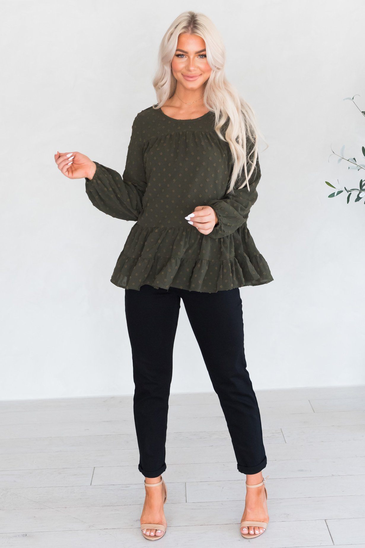 Sweet Glamour Modest Blouse