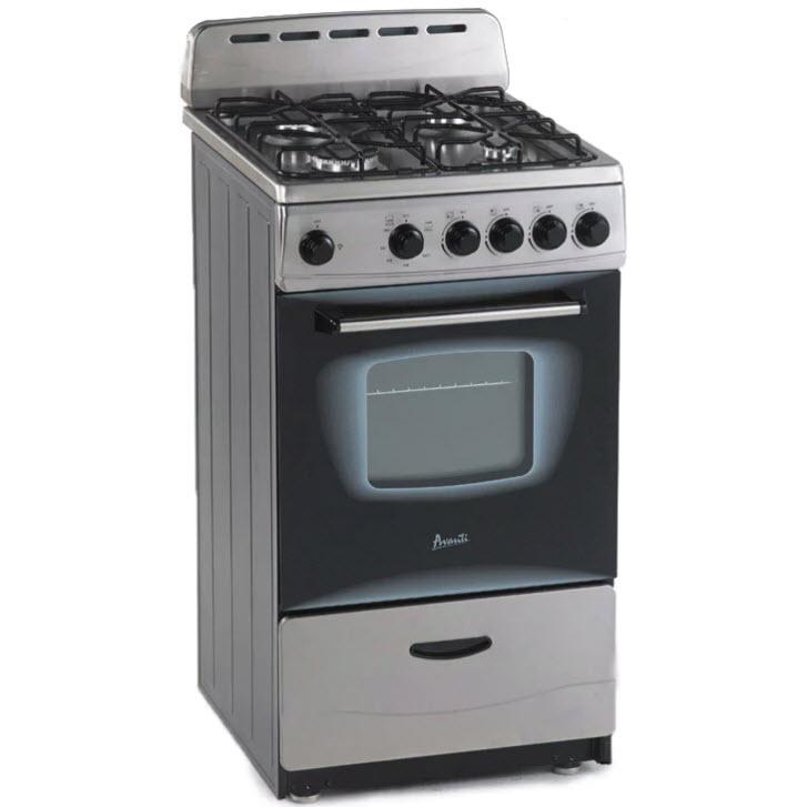 Avanti 20in Freestanding Gas Range GR2013CSS