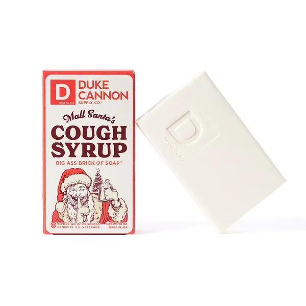 Duke Cannon Mall Santa's Cough Syrup Big Ass Brick of Soap