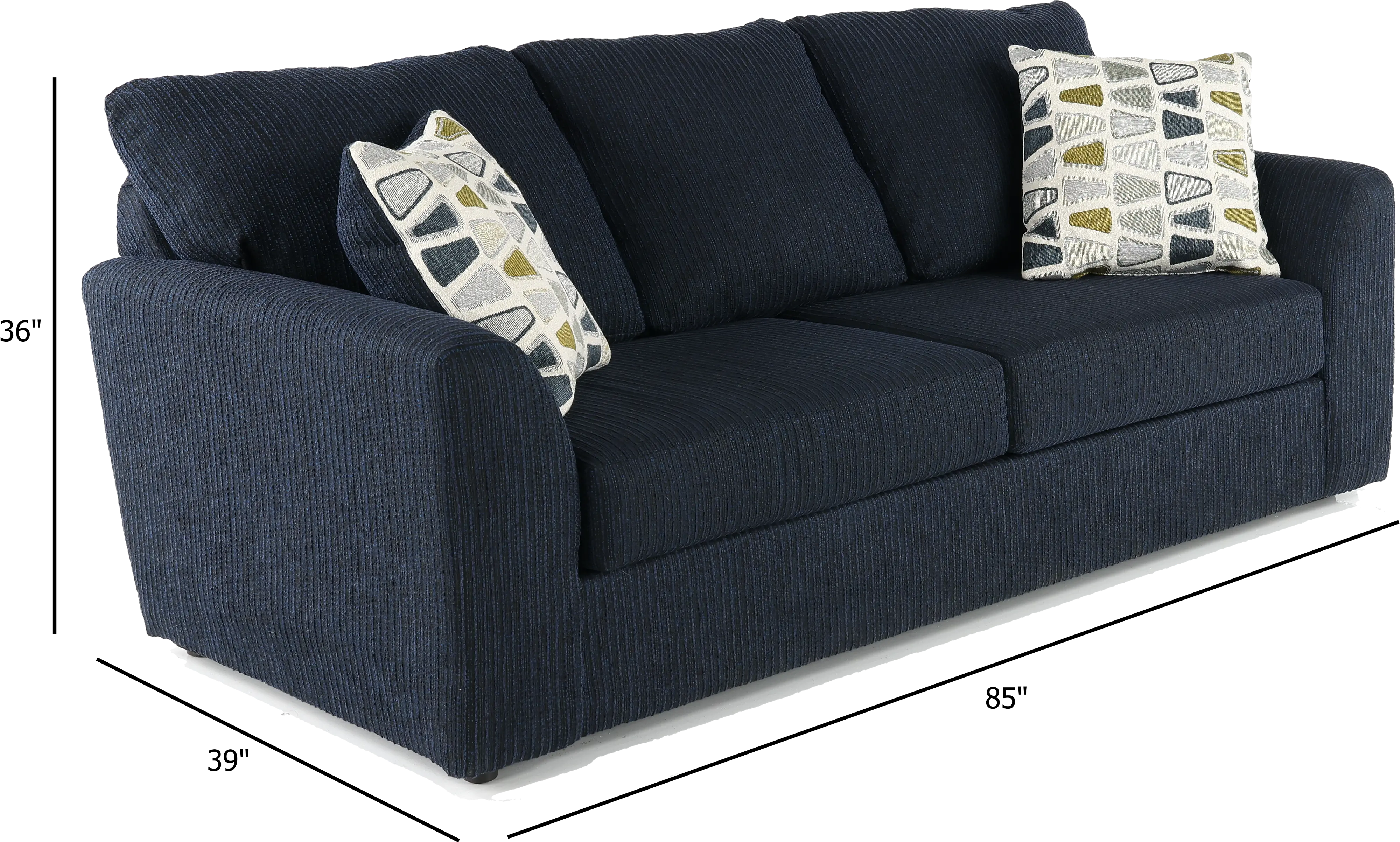 Hannah Dark Blue Sofa