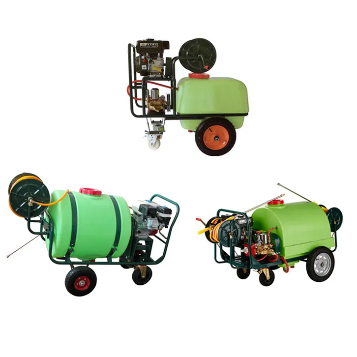 Petrol Powered Cart Type High Pressure Agricultural Disinfection Sprayer