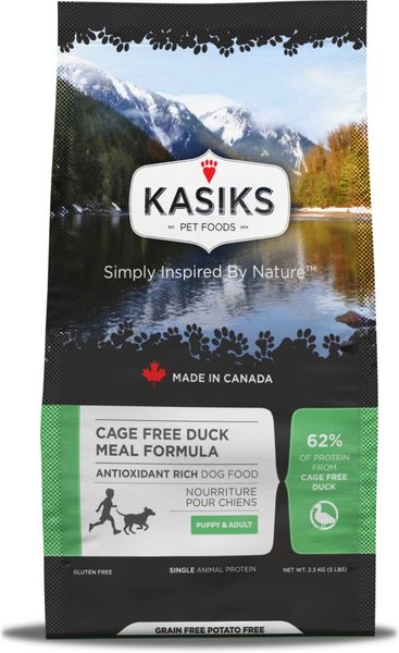 Kasiks Cage Free Duck Meal Formula Grain-Free Dry Dog Food