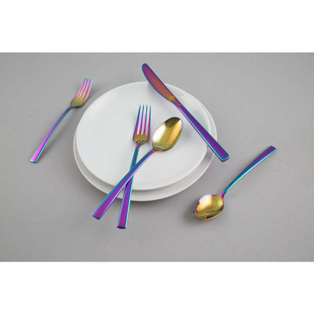 Fiesta Spark Rainbow Mirror 180 20-Piece Flatware Set (Service for 4) 504820FSW12DS