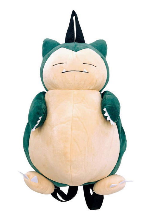 BuunyPony 14 Inch Pokemons Snorlax Doll Plush Backpack，Great Birthday and Holiday gifts