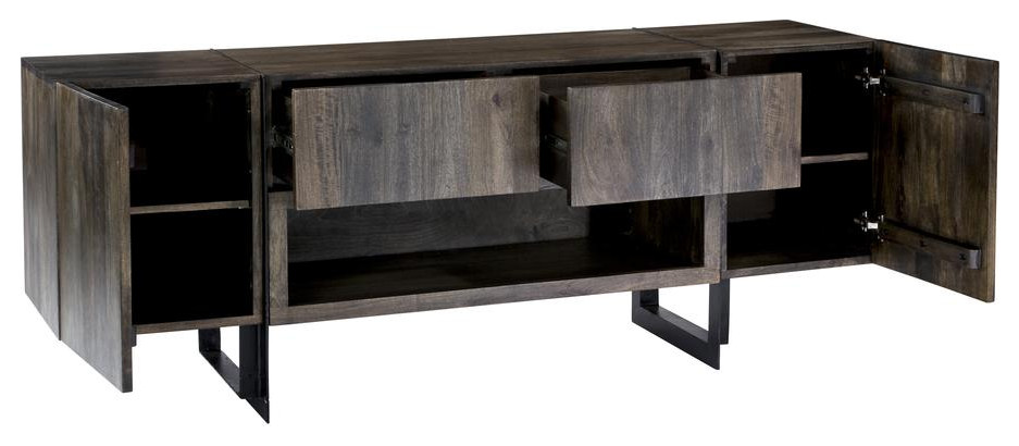 Contemporary Media Cabinet  Tiburon Collection  Belen Kox   Contemporary   Entertainment Centers And Tv Stands   by BisonOffice  Houzz