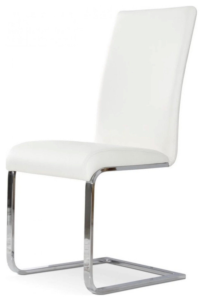 Lael Modern White Dining Chair  Set of 2   Contemporary   Dining Chairs   by Virgil Stanis Design  Houzz