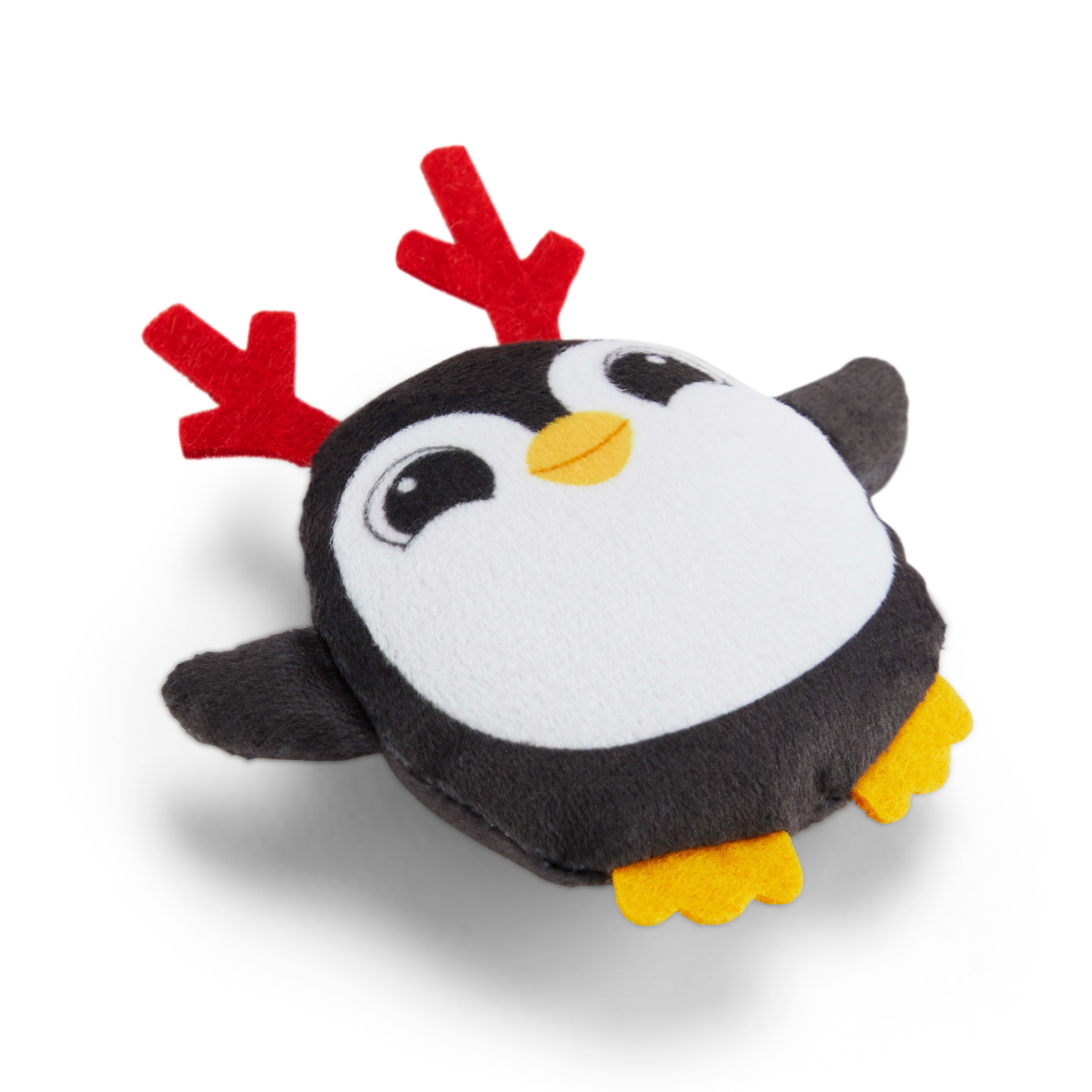 More and Merrier Plush Penguin Dog Toy， X-Small