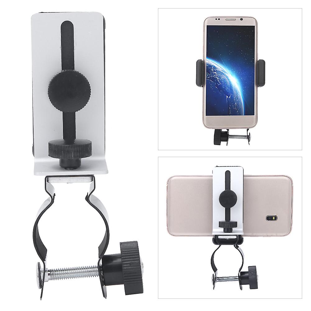 Single Aluminium Universal Mobile Phone Support Holder Cellphone Photography Bracket Special For Telescope/microscope