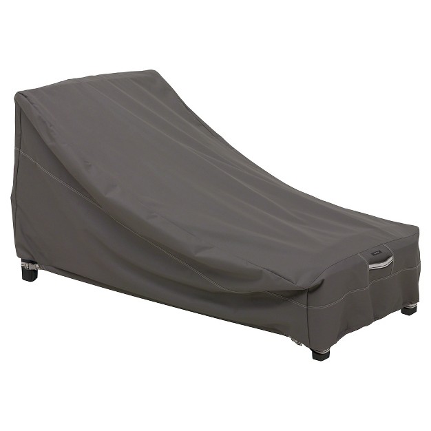 Ravenna Large Patio Day Chaise Cover Dark Taupe Classic Accessories