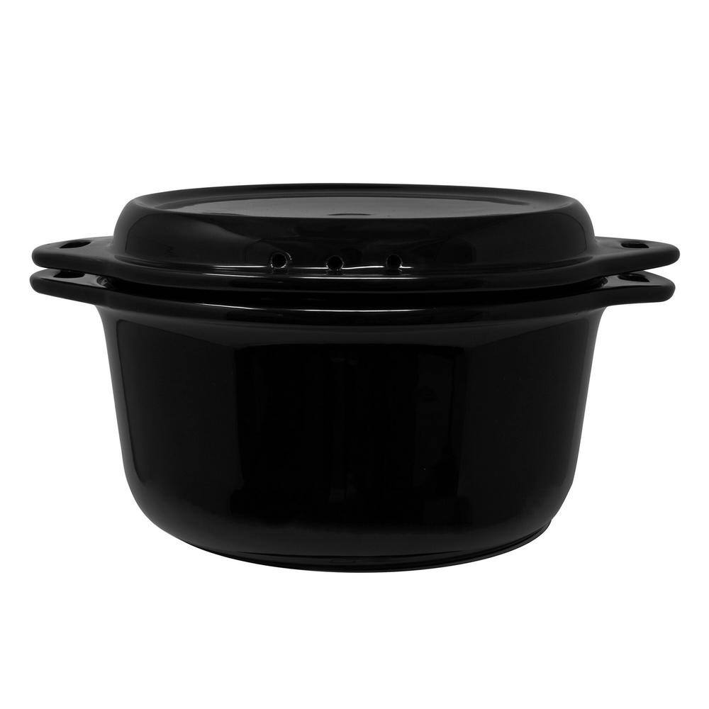 KALORIK 4.75 Qt. Black Stainless Steel Food Steamer and Rice Cooker DG 44815 BK