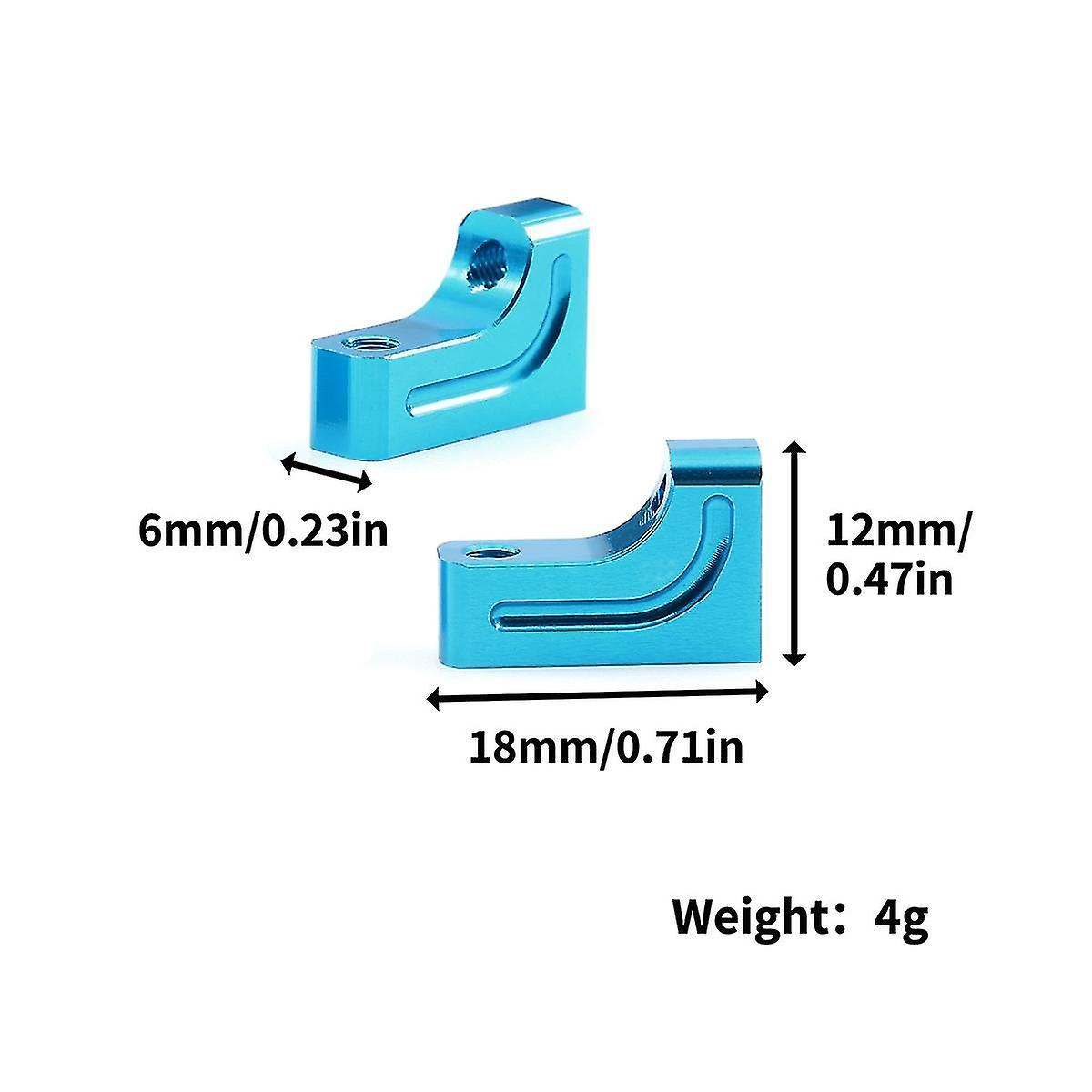 2pcs Metal Servo Mount Servo Fixed Bracket Stand For Tt02 Xv01 Tb03 Tt-02 Xv-01 Tb-03 1/10 Rc Car U