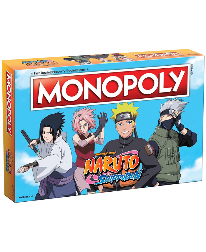 University Games Usaopoly Monopoly Game Naruto Edition