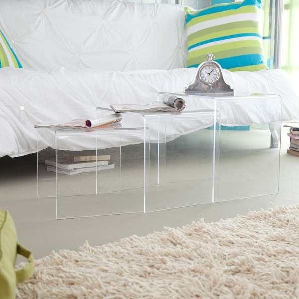 Transparent Acrylic Nesting Tables