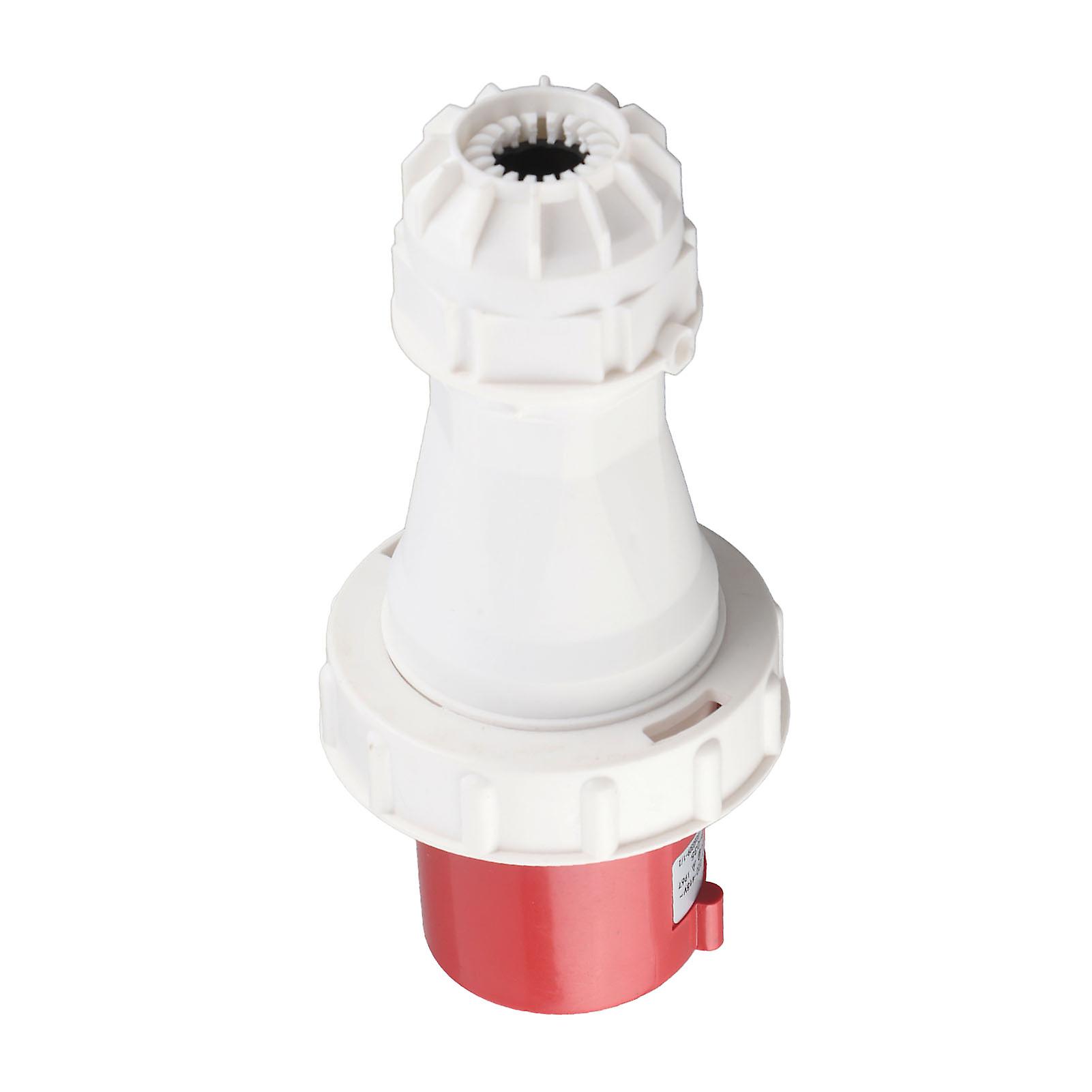 Industrial Socket CEE Aviation Connector IP67 Waterproof 5PIN 63A 220‑415V Red for Outdoor