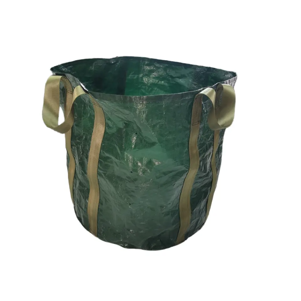 Reusable Heavy Duty Extremely Durable Waste Lawn Pool Yard Leaf Bag Collapsible Garden Waste Bags planter bag