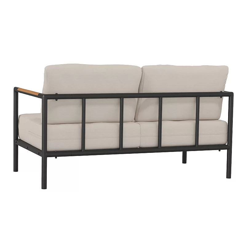 Flash Furniture Indoor / Outdoor Patio Loveseat