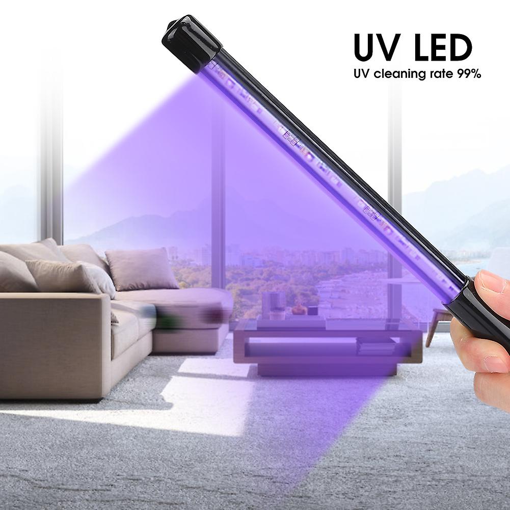 3w Portable Led Mite Removal Light Handheld Home Travel Ultraviolet Cleaning Lamp Black