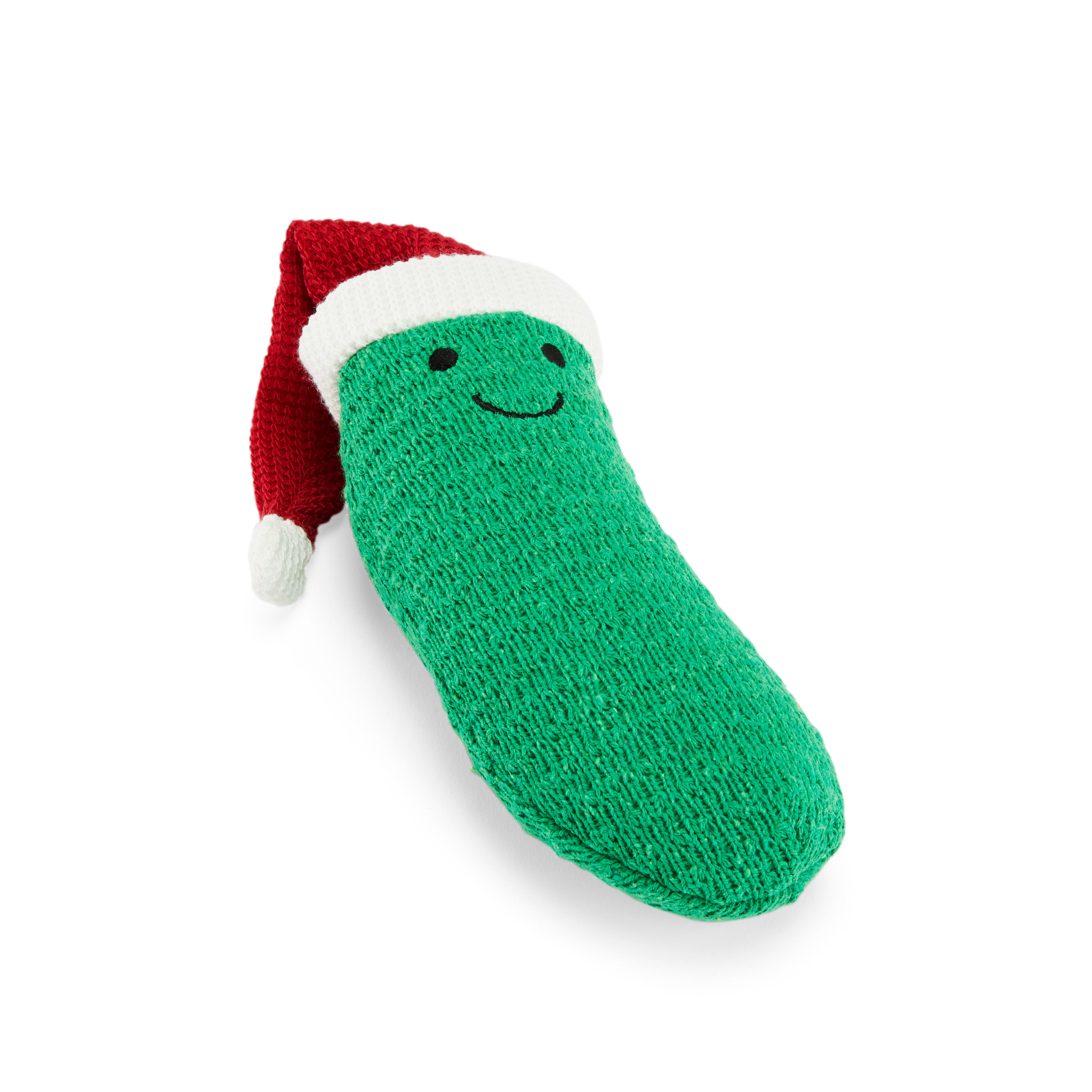 More and Merrier Knit Pickle Dog Toy， Medium