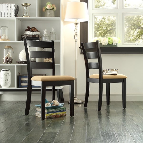 Wilmington Black Wood Dining Set by iNSPIRE Q Classic