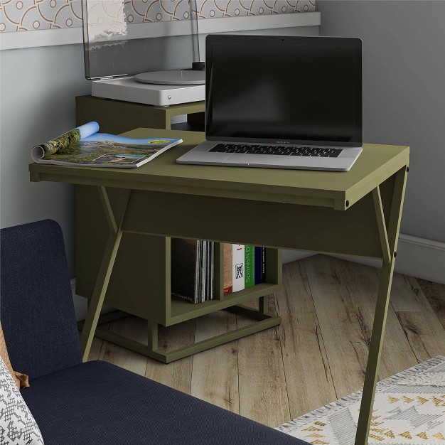 Regal Accent Table And Laptop Desk Novogratz