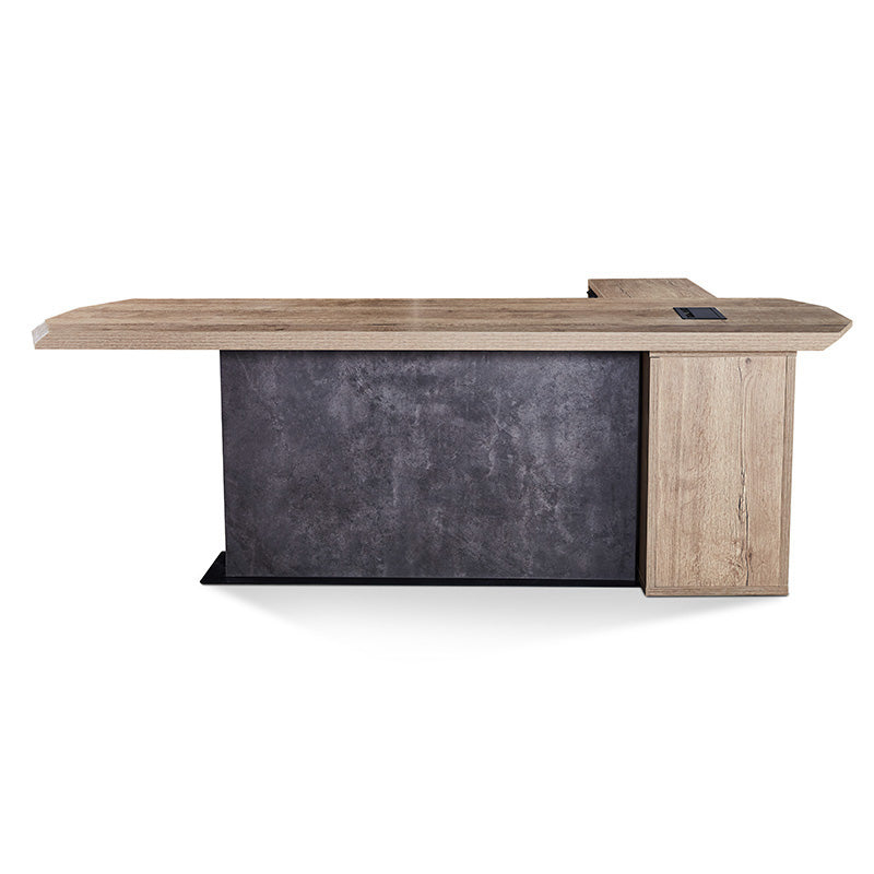 MAGNUS Executive Office Desk with Left Return 2.4M - Tobacco