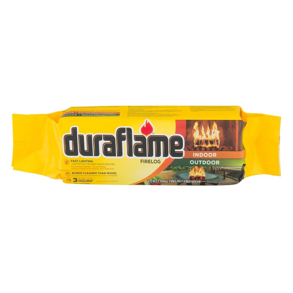 Duraflame 4.5 lb. Indoor/Outdoor Wax Firelogs (9-Pack)， 3 Hour Burn 09405