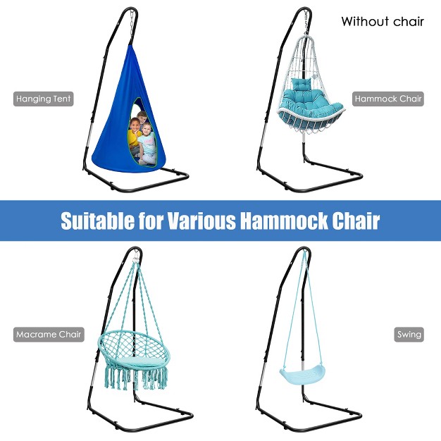 To 93 quot Hammock Chair Stand Hanging Chair Stand