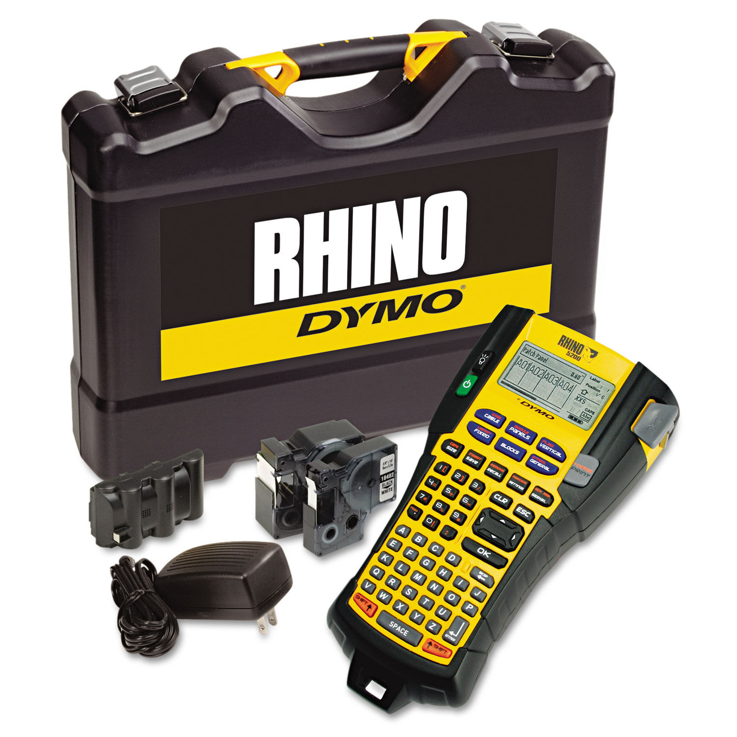 Rhino 5200 Industrial Label Maker Kit by DYMOandreg; DYM1756589