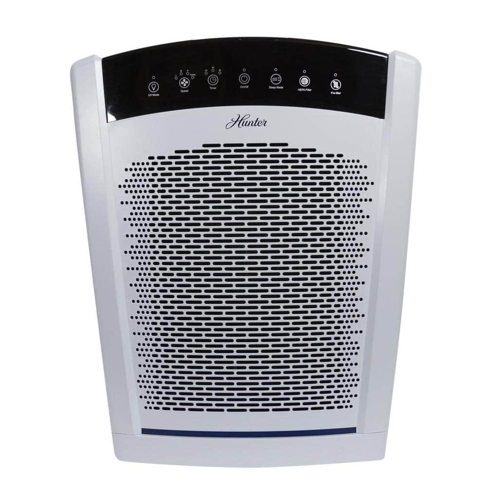 Hunter Large UVC MultiRoom Console Air Purifier in White