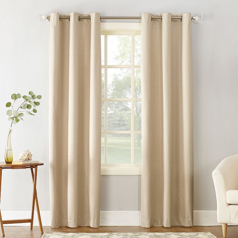 Sun Zero Cooper Room Darkening Thermal Insulated Grommet Single Curtain Panel