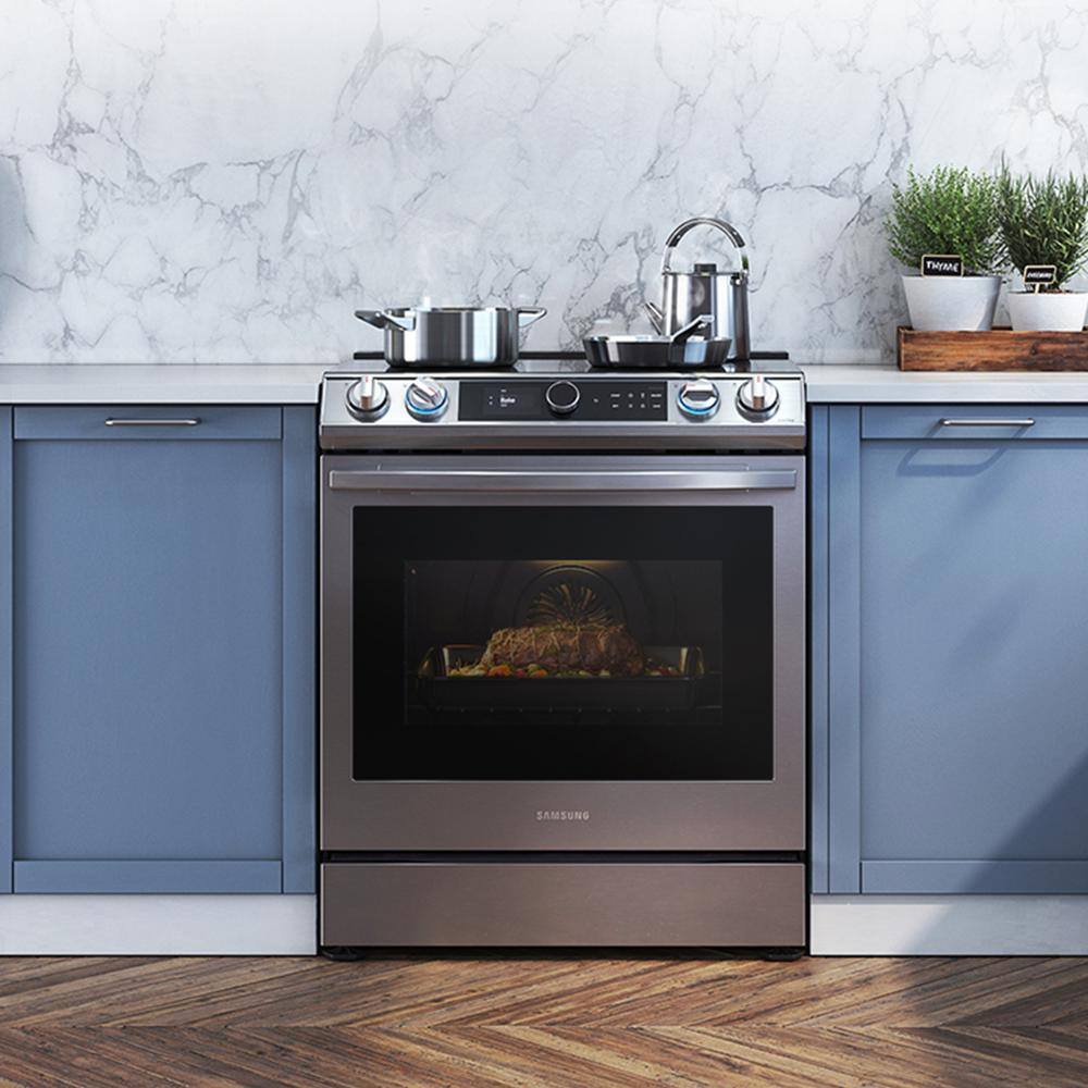  6.3 cu. ft. 4-Burner Slide-In Induction Range with Air Fry in Fingerprint Resistant Stainless Steel NE63T8911SS