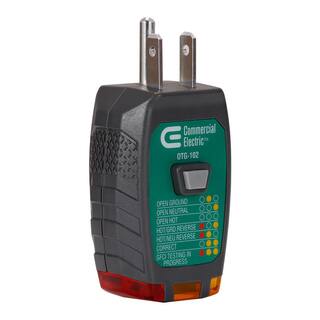 Commercial Electric Outlet Tester with GFCI OTG-102