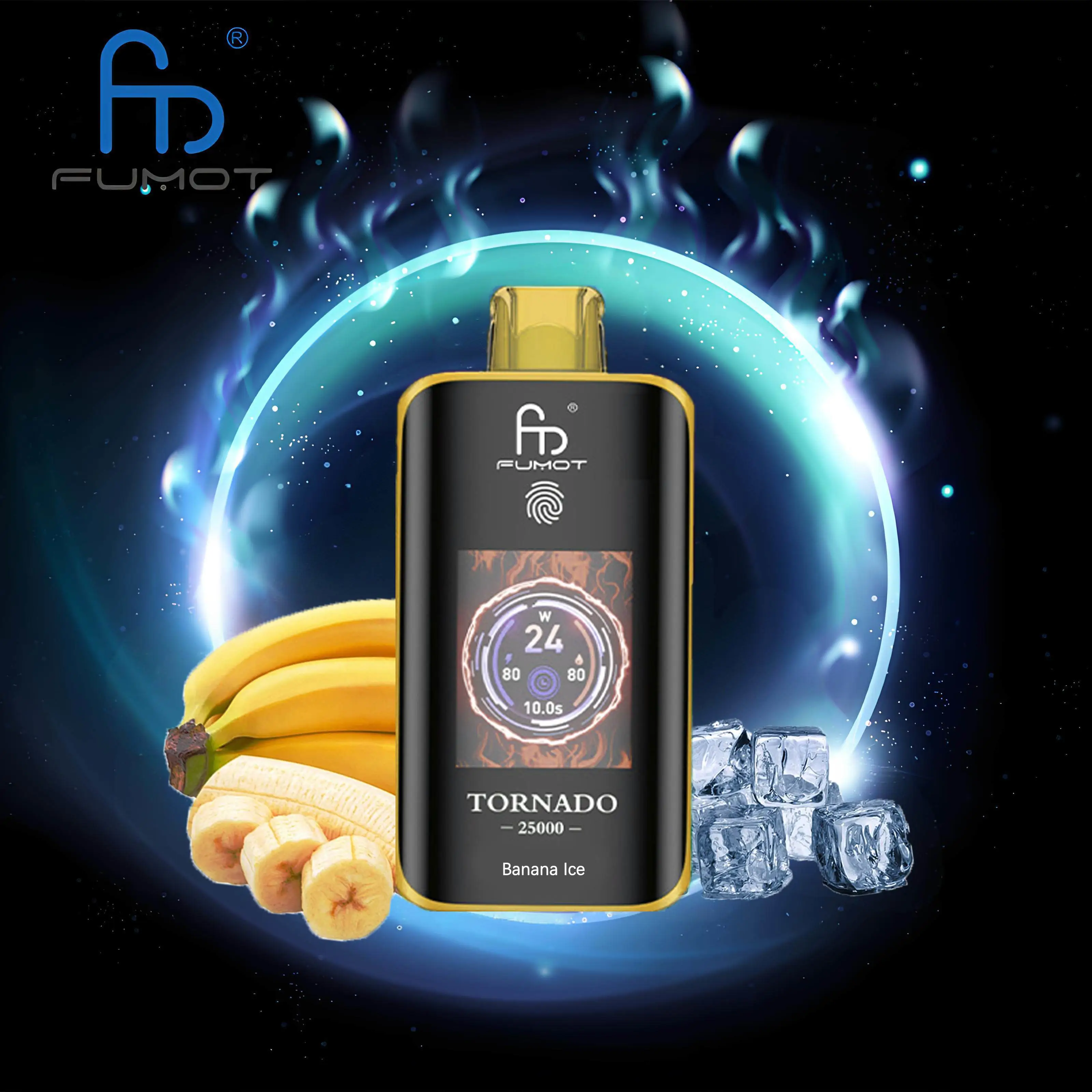 Fumot Tornado 25000 Puffs - Banana Ice