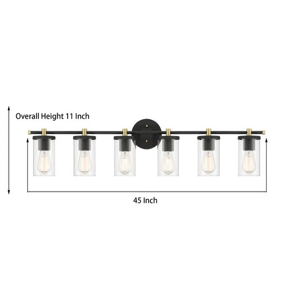 Acroma 6 - Light Modern Bathroom Vanity Light-UL - N/A