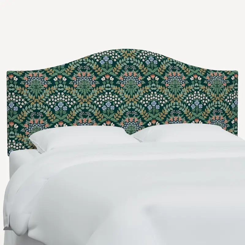 Rifle Paper Co Mayfair Bramble Emerald Twin Headboard