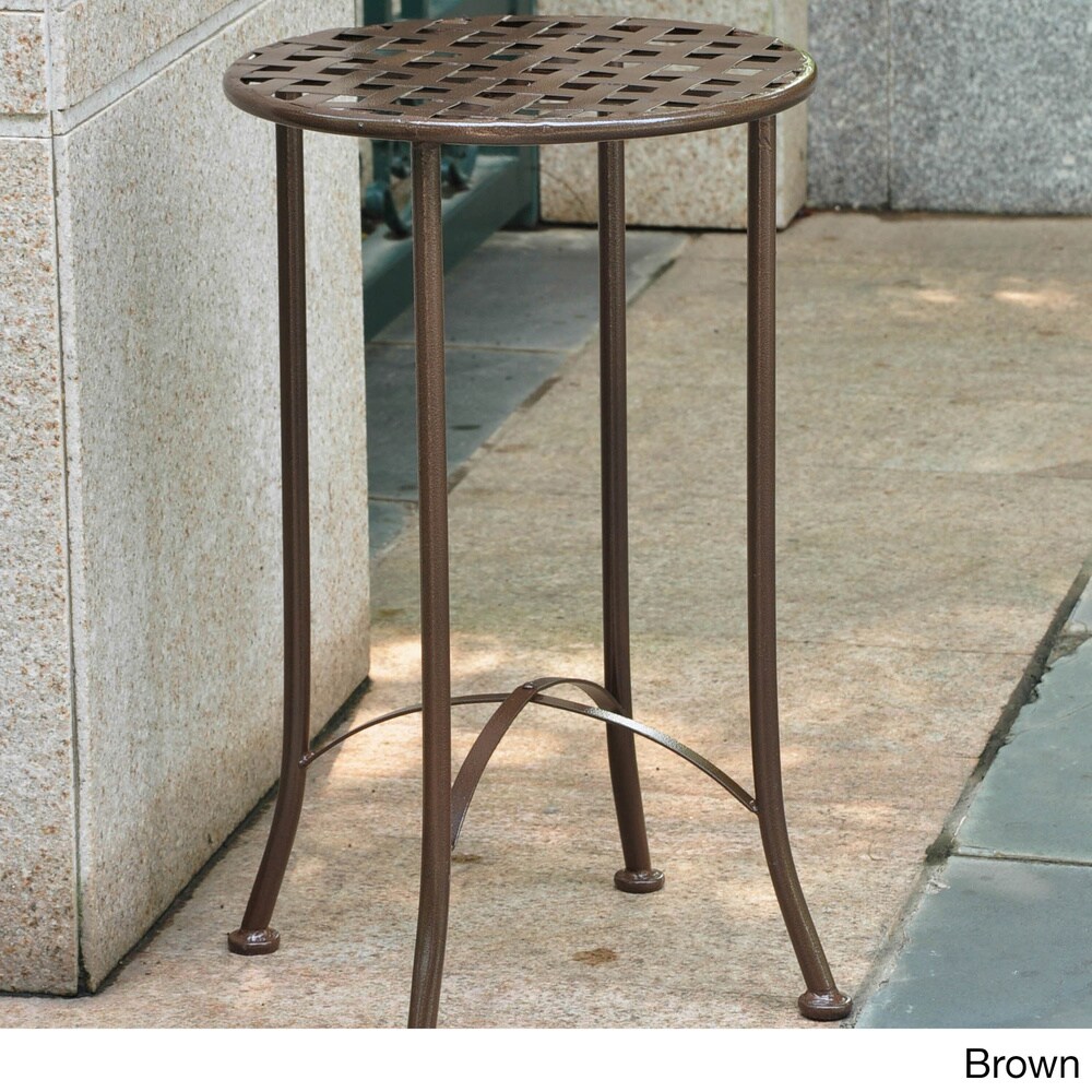 International Caravan Mandalay 16 inch Patio Side Table