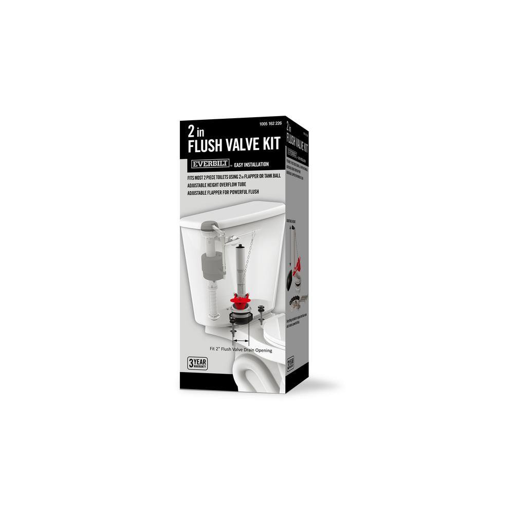 Everbilt 2 in. Universal Complete Toilet Flush Valve Repair Kit 222101