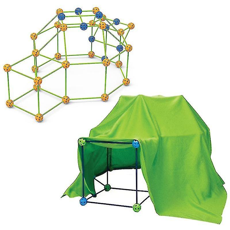 Diy Children's Tent Toy，tent Educational Toys， Diy Kids Construction Kit， Forts Construction Toys， B