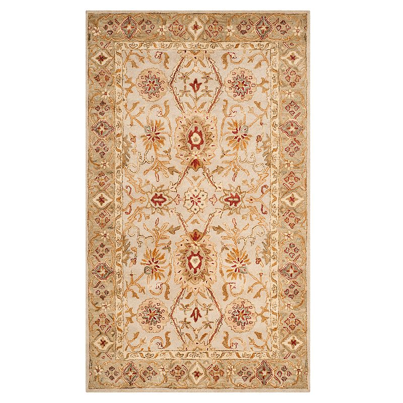 Safavieh Antiquity Lisa Framed Floral Wool Rug