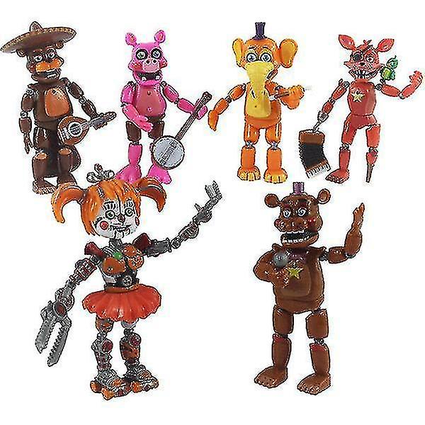 (6pcs) Five Nights At Freddy's Action Figures