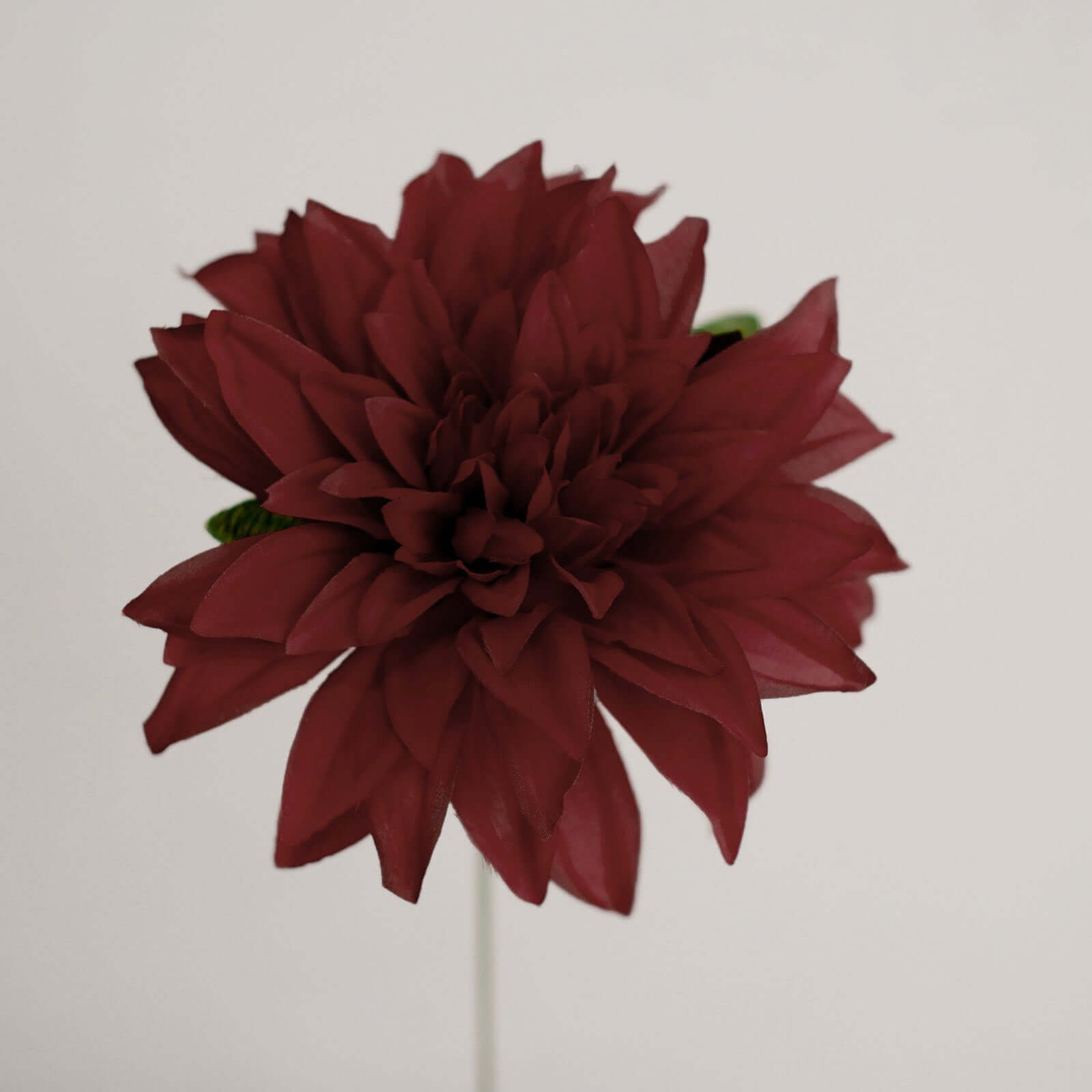 2 Bouquets Burgundy Artificial Silk Dahlia Flower Spray Bushes 20