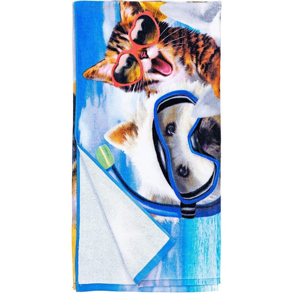 Beach Party Selfie Super Soft Plush Cotton Beach Bath Pool Towel