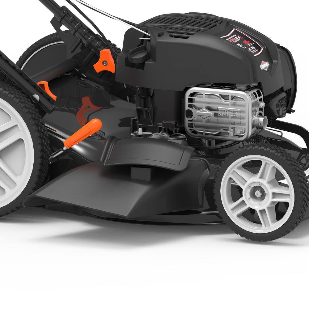 YARD FORCE YF22-3N1SP 21 in.?EX625?Briggs and Stratton Just Check and Add Self-Propelled RWD Walk-Behind Mower